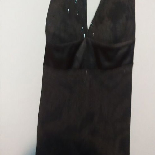 Black evening dress with rhinestones like new, size S