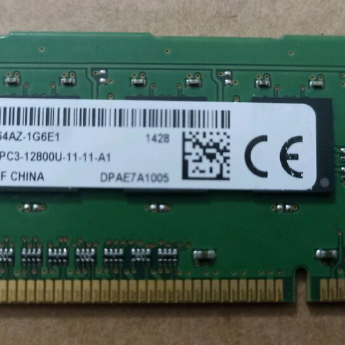 Micron MT8JTF51264AZ-1G6E1 DDR3 SDRAM 4GB memory used