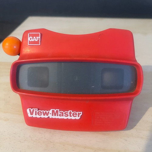 Collectible View-Master Gaf vintage 80s used with four reels