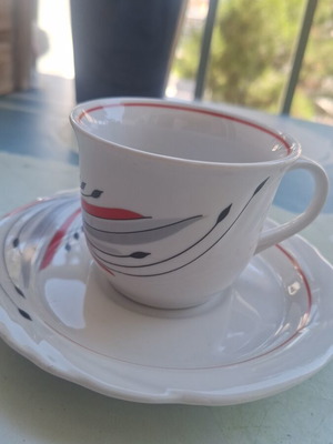 Diamond Razgrad porcelain tea and coffee set new, complete vintage 60s-80s