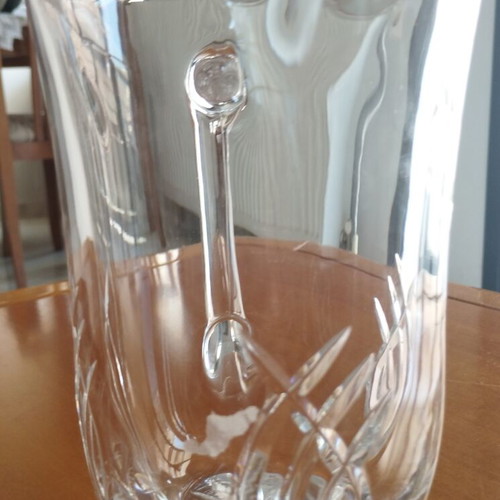 Vintage Arcoroc France Canterbury Crocus glass pitcher like new