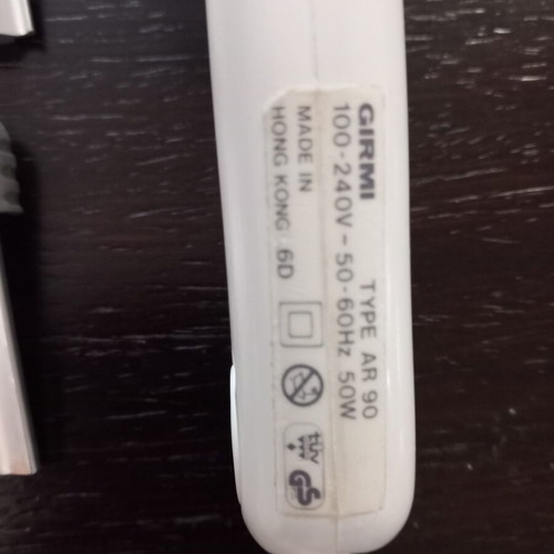 Hair straightener with removable aluminum plates, used, like new