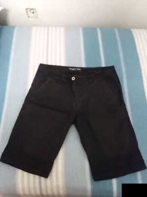 Camaro fabric bermuda shorts black used, size S