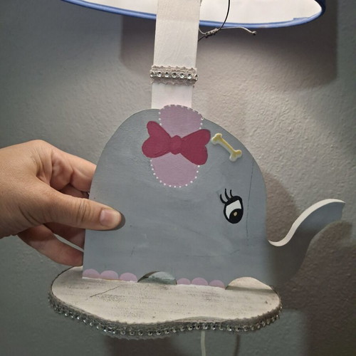 Handmade children's table lamp like new