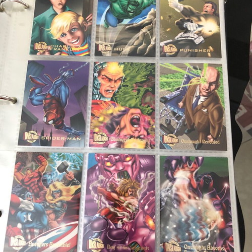 Marvel Onslaught 1996 Ultra Fleer Cards Complete Basic Set new