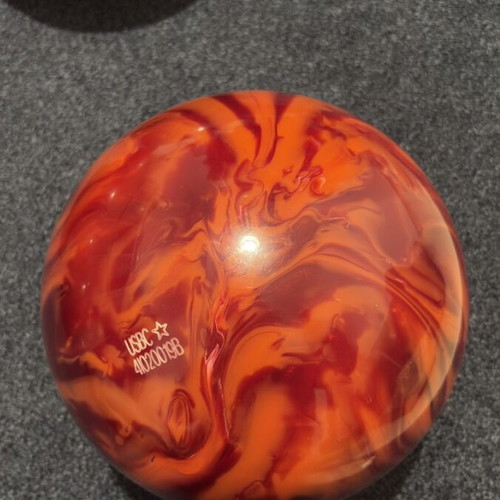 Bowling ball Eruption Pro Hybrid like new with holes