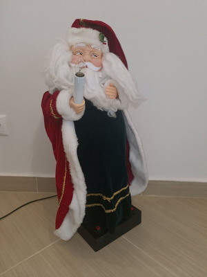 Santa Claus large 60 cm used, mechanism not working