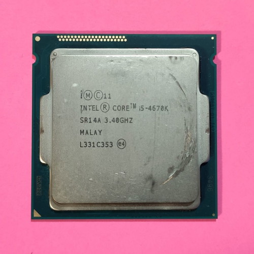Processor i5-4670k used, socket 1150