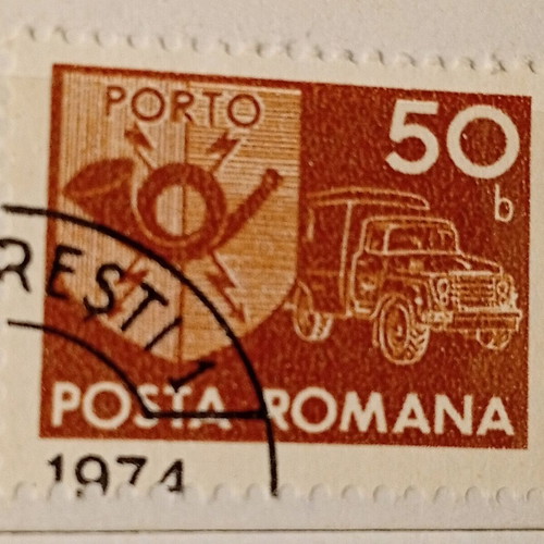 Romanian stamps used, set of 2