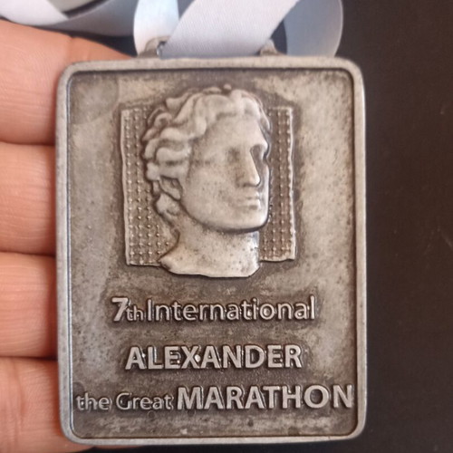 Alexander the Great Marathon 7th International Medal 5,000m 2012 like new