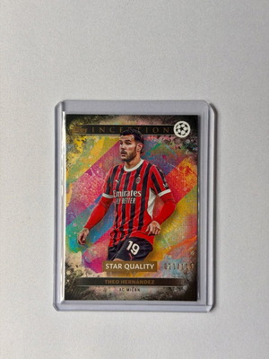 Theo Hernandez 2024-25 Topps Inception Star Quality Black 021/119 καινούργιο με λάθος αριθμό