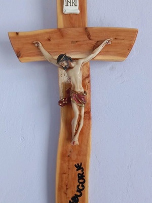 Wall cross new 34x19 cm