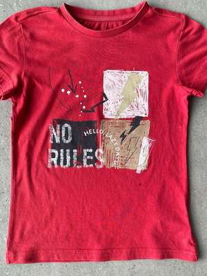 T-shirt αγορίστικο μεταχειρισμένο Mothercare κόκκινο πολύχρωμο 6-7 ετών