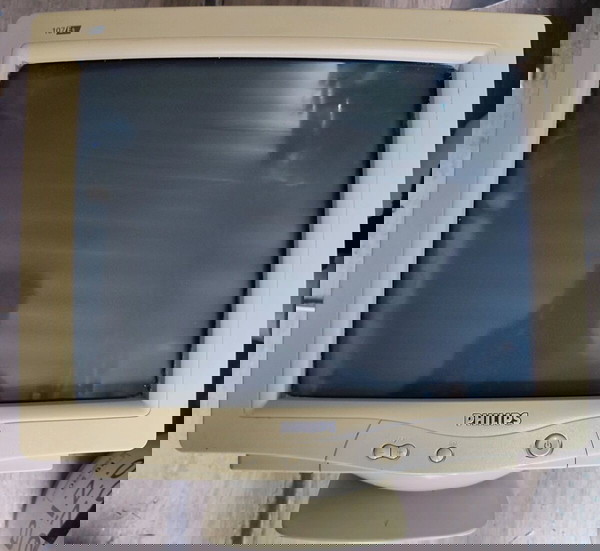 Philips 107E5 Colour Computer Monitor Vintage Βίντατζ Οθόνη Ηλεκτρονικός Υπολογιστής Gaming Έγχρωμη
