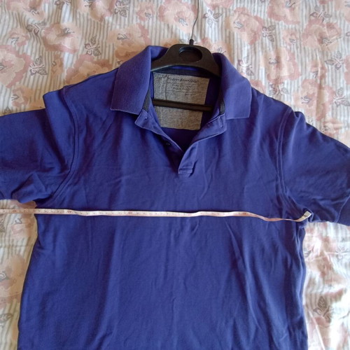 Marks & Spencer Modern Essentials Polo shirt small used, purple, 100% cotton