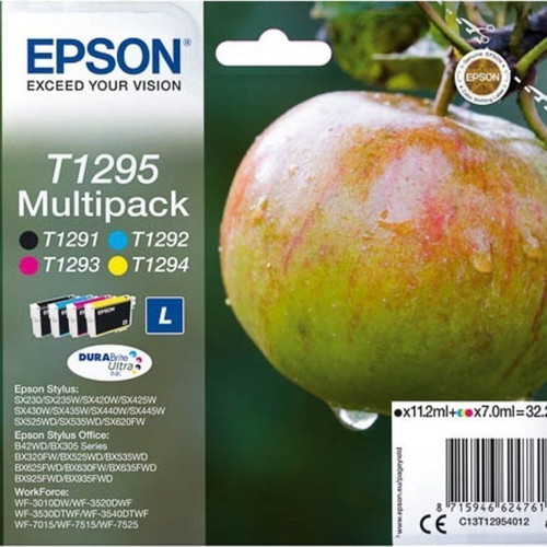 Epson T1295 original ink set of 4, new