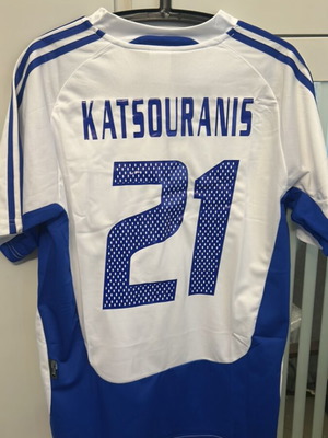 Greece Adidas Euro 2004 Jersey Katsouranis Size L New Official Replica