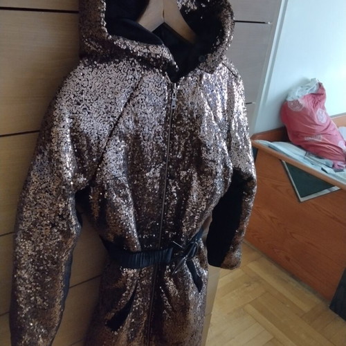 Long brown jacket, size L