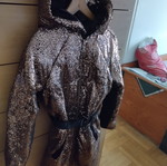 Long brown jacket, size L