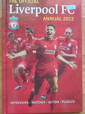 The Official Liverpool Fc Annual 2012 like new