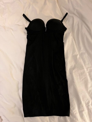Elastic women's mini dress H&M black like new, Small