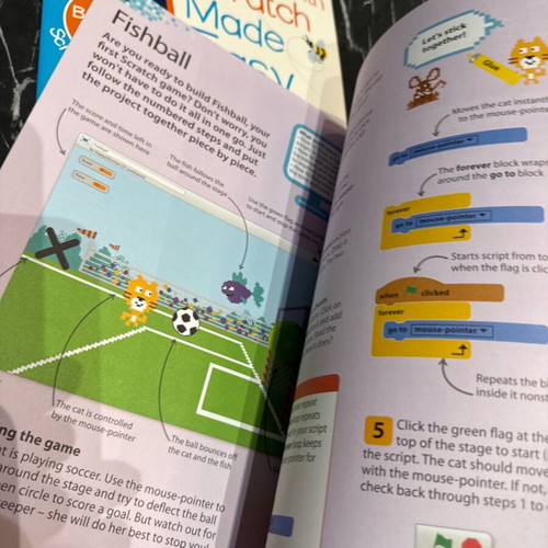 Coding Projects with Scratch Made Easy Carol Vorderman new, set of 2 books