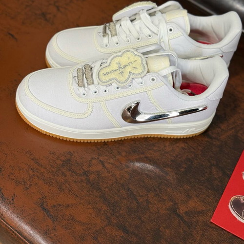 Nike Travis Scott x Air Force 1 Travis Scott παπούτσια μέγεθος 44 άσπρα σαν καινούργιο