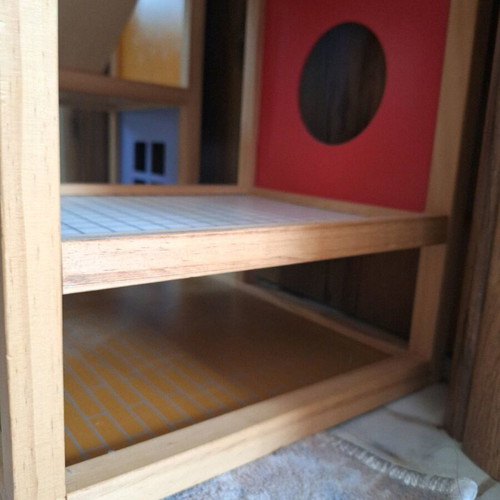 Hape wooden dollhouse like new