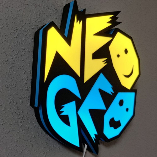 Neo Geo lamp like new, USB powered with switch