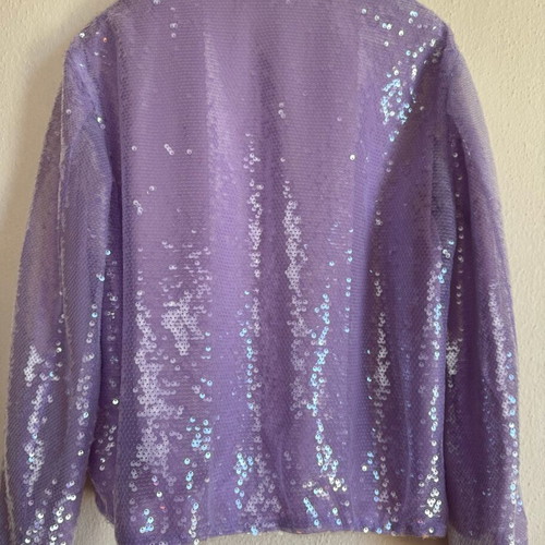 Zara jacket new with purple sequins