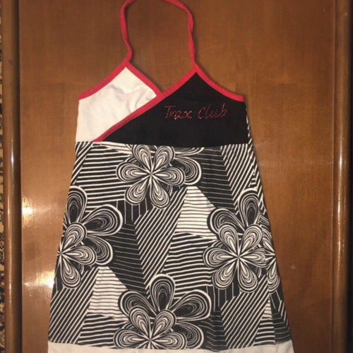 Trax backless dress for 8-year-old girls