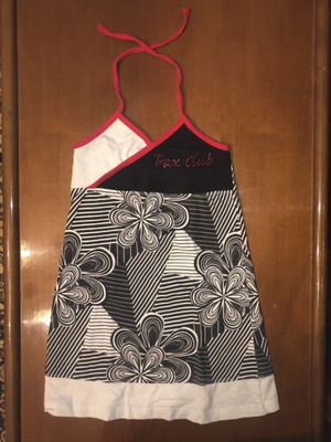 Trax backless dress for 8-year-old girls