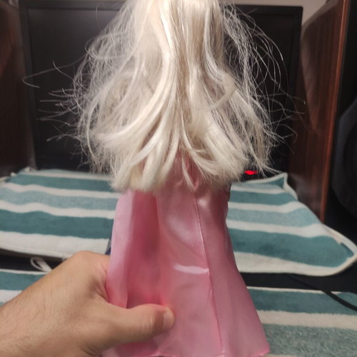 Doll with beautiful dress used