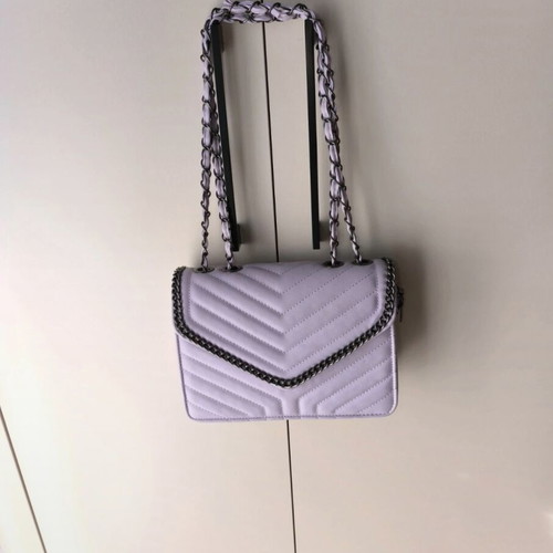 Women's shoulder bag like new, purple