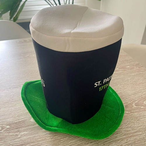 Guinness Pint novelty hat St. Patrick's Day