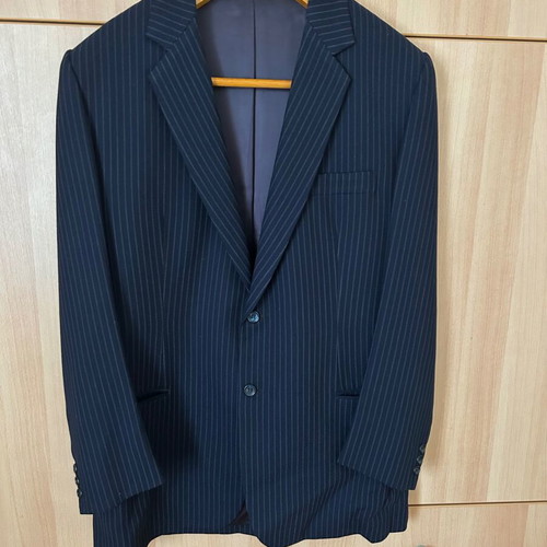 Men's dark blue vintage suit Greek tailoring like new