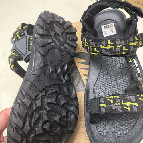 Nord Blanc men's sandals size 41 new, black and green