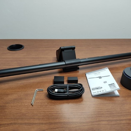Quntis Monitor Lamp 16' 41cm Compact Eye Care Black