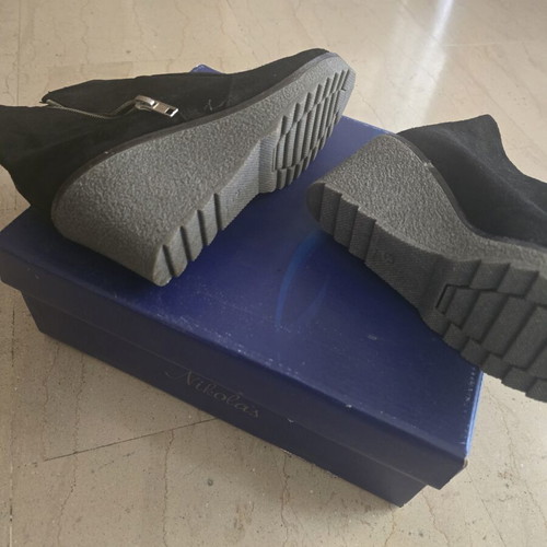 Platform ankle boots new, size 38, black