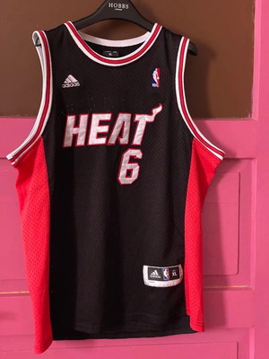 NBA Lebron James Heat 6 basketball jersey, adidas, size XL