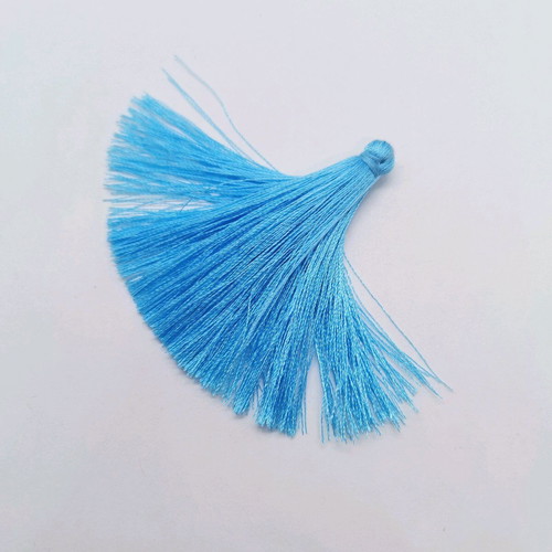 Blue tassels set of 8 pieces 6 centimeters new