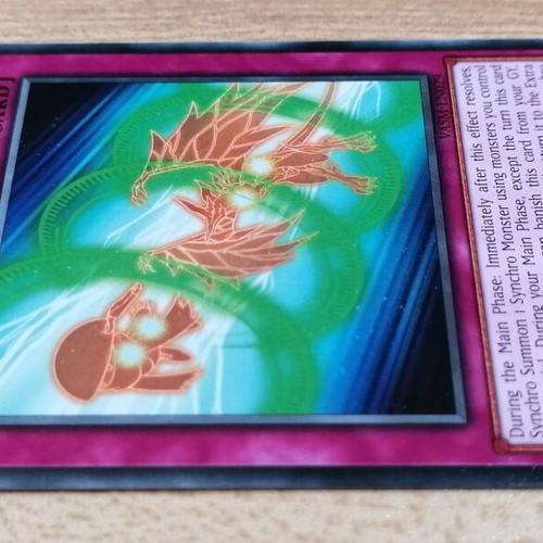 Yu-Gi-Oh! Synchro Transmission 1st Edition Rare card near mint