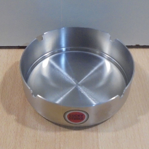 Lucky Strike Cigarettes Promotional Metal Ashtray Like New