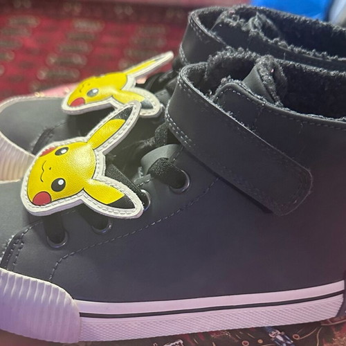 Pokemon H&M sneakers size 29 like new, gray