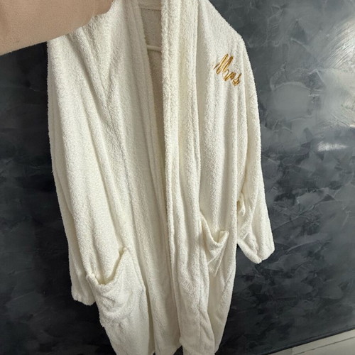 Bathrobes Mr & Mrs set, men's large (L) and women's medium (M)