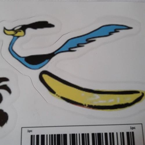 Koyot and Road Runner sticker new, indelible and waterproof