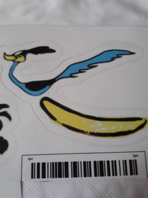 Koyot and Road Runner sticker new, indelible and waterproof