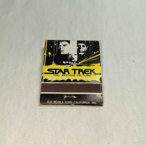 Star Trek rare old American promotional matchbook unused