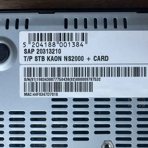 Cosmote TV decoder