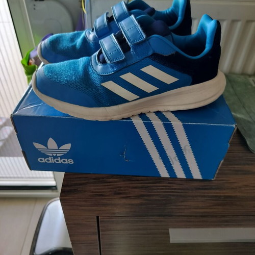 Adidas athletic shoes size 36 and 2/3 like new, blue